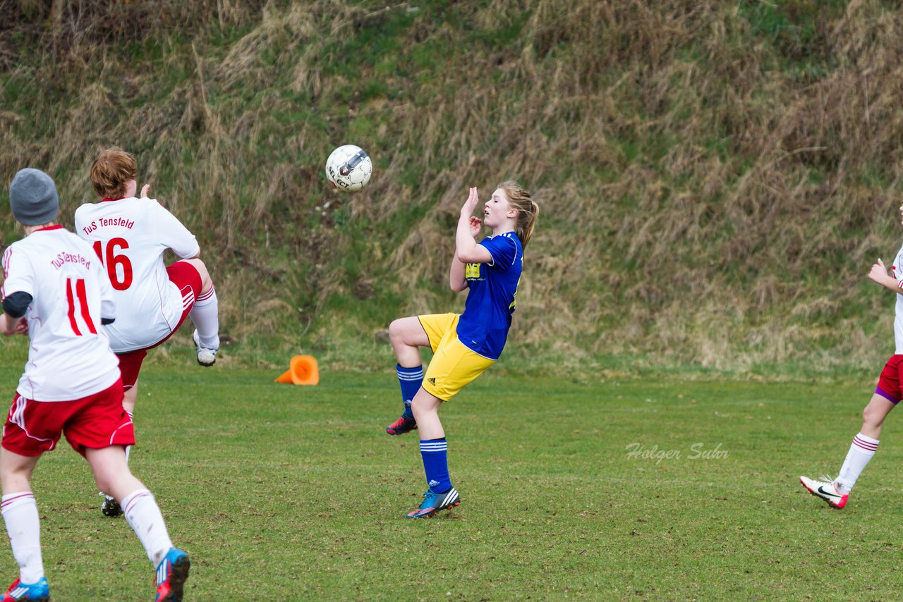 Bild 240 - B-Juniorinnen Tus Tensfeld - TSV Gnutz o.W. : Ergebnis: 1:3